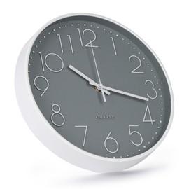 APIELE Silent Simple Pointer 3D Digital Wall Clock for Bedroom Kitchen Living Room School