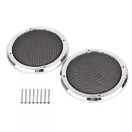 Unbranded Rear Tour Pack Speaker Mesh Grill Cover For Harley Tri Glide Ultra Limited FLHTK