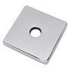 Square Shower Arm Cover Plate, Extra Large Stylish Uiniversal 3.5