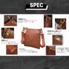 MaRowsm Men's Retro Style Shoulder Bag, Crossbody Bag, Waterproof, Lightweight,