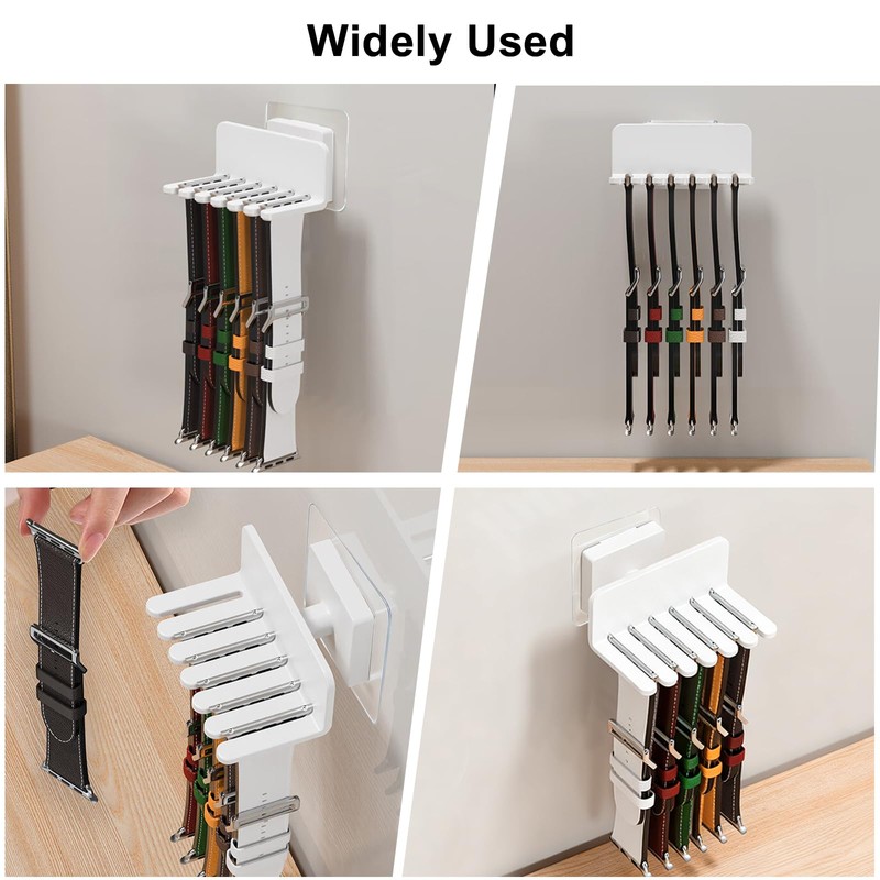 Zebrabox 2 Packs Watch Band Holder Organizer, Wall Mount Smartwatch