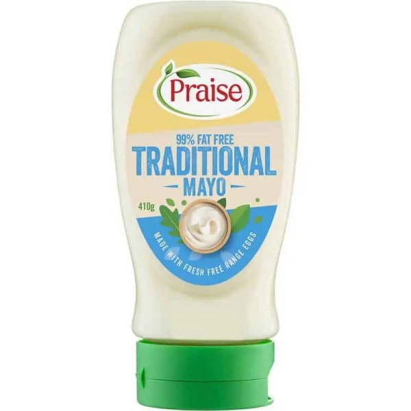 Praise 99% Fat Free Mayonnaise 410g **Best Before Early September 2023**