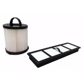 Casa Vacuums Filter Kit Bundle DCF21 EF6 HEPA Exhaust + 2 U Belts EUREKA Vacuum 68931A, 69963