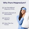 Purolabs Magnesium Citrate - High Strength Non-Buffered Magnesium - Superior