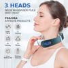 Auxoliev Neck Massager with Heat, 9 Modes and 50 Intensity,