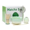 Japanese Matcha Whisk Set, Matcha Bowl with Spout, Matcha Whisk