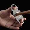 Cigar Cutter Guillotine, Stainless Steel Smooth Cigar Clippers Double Cut