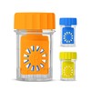 Color Contact Lens Barrel Cases, Contact Lens Washer Cleaner Contact