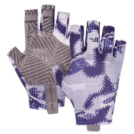 Seibertron S.P.S.G-2 UPF100+ Sun / UV Protection Fishing Glove Also fit Driving Cycling Kayaking Paddling Boating Sailing Rowing etc Outdoor Breathable Gloves Adult Grey L