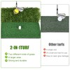 Golf Hitting Mat,Portable Golf Strike Mat With Antislip Rubber Base,