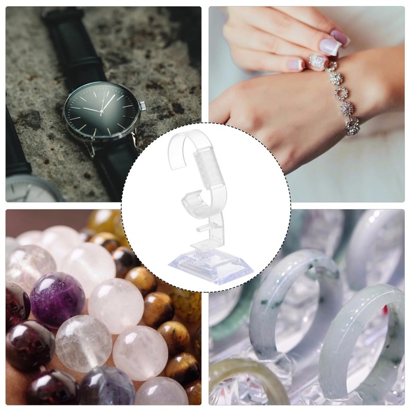 VALICLUD Adjustable Watch Stand C Watch Stand Plastic Elegant Stand