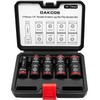 DAKCOS Lug Nut Impact Socket Set,Double Ended Thin Wall Wheel