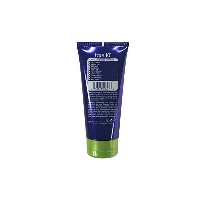 It's a 10 Haircare Miracle Firm Hold Gel, 5 fl.