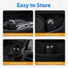 Aimall 3-Pack Portable Car Trash Bins, Compact Cup-Shaped Design, Cute