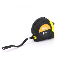 5M Retractable Measuring Tape | 5 Metre Measuring Tape with Grip Tape Lock | Metric Tape Measure with Fractions | DIY Tape Measure (1 Pack)