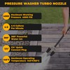REVICOAR Dual Turbo Nozzle Pressure Washer 4000 PSI, 360° Rotating