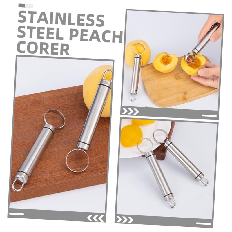 Zerodeko 3pcs Stainless Steel Fruit Corer Tool Efficient Core Remover