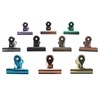 10PCS Colorful Metal Hinge Clips Multifunctional File Money Clamps for