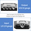 MDEOOSKY 2Pcs 4 Way Power Distribution Block Car Audio Splitter