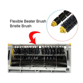 YOKYON 28pcs Accessories for iRobot Roomba 600 Series 595 614 618 620 630 639 640 650 660 680 682 685 690 692 694 695 Vaccum Cleaner Replenishment Parts Kit