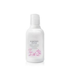 (Petite Body Lotion - 70ml) - Thymes - Kimono Rose Petite Body Lotion with Pump - Moisturising with Soft Vanilla Rose Scent - Travel Size - 70ml