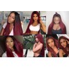 1B/99J Human Hair Bundles Ombre Straight Bundle Burgundy Bundles Human