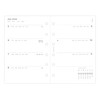 Filofax Pocket Minimal week on two pages 2026 diary 26-68290