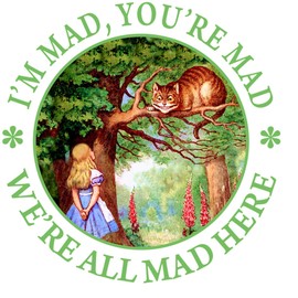 CafePress Alice CAT IM MAD Youre MAD_Green Copy Memory Keepsake Jewelry Box, 5"x5"x3.75"