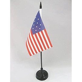 AZ Flag Table Flag USA 15 Stars 15 x 10 cm – United States of America Old Table Flag 10 x 15 cm