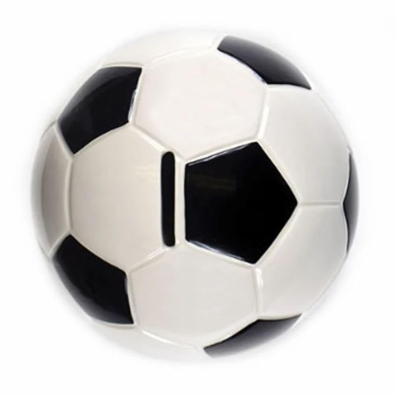 Ceramic Soccer Ball Bank-Large