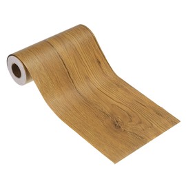 PATIKIL Self Adhesive Wood Grain Repair Tape 33'x 6", Multi-Use Realistic Wood Grain Repair Patch for Furniture Floor Door Table Chair Windows Handicraft DIY, Yellow Teak
