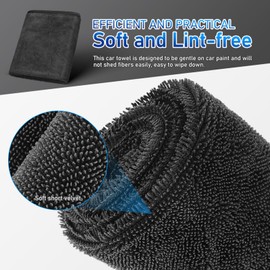 HEALLILY Car Towel Micro Fiber Highly Absorbent Towel Car Washing Drying No Lint Home Cleaning