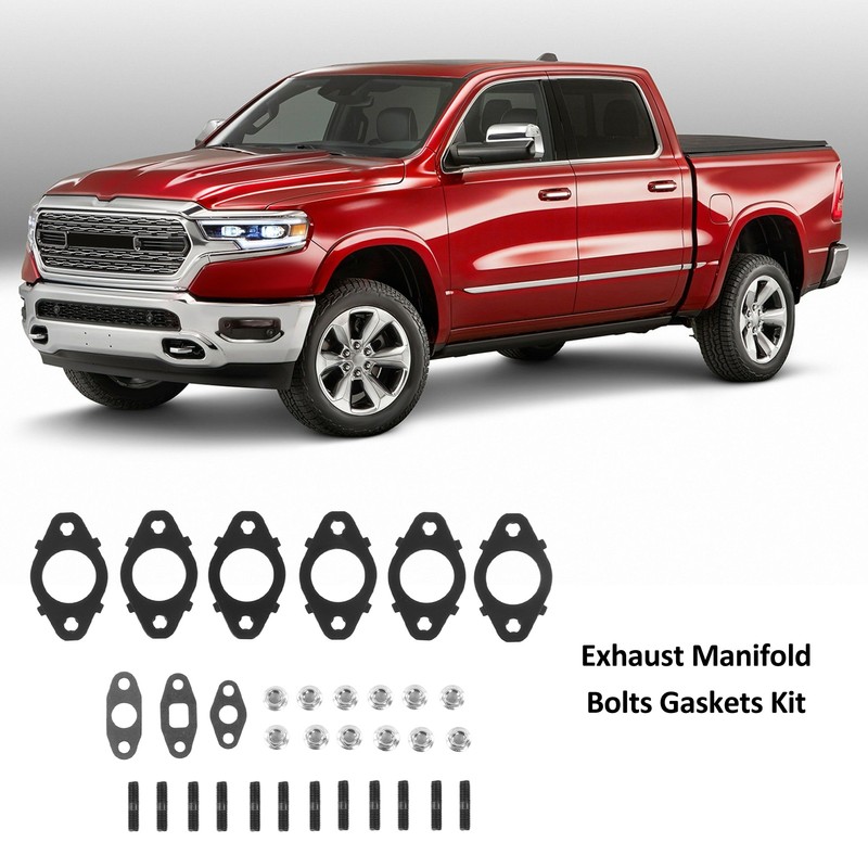 Exhaust Manifold Bolts Gaskets Kit 5266422 Metal Alloy Replacement for