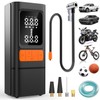 Tire Inflator, Portable Air Pump, 150PSI Air Compressor with LED