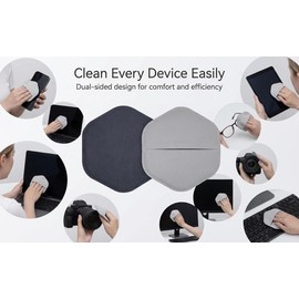 Microfiber Cleaning Mitt for Screens, Electronics & Leather, Lint-Free Wipe