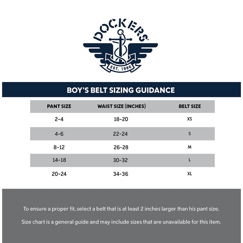 Dockers Boys' Big Reversible Dress and Casual Belts, Brown/Black, Medium