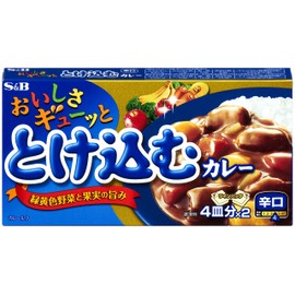S&B Melting Delicious Gutto Ketoketsu Curry Dry 4.9 oz (140 g)