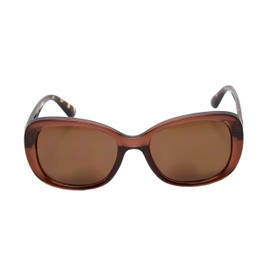 Calabria Sophia Bifocal Sunglasses +1.75 Brown Crystal Tortoise Havana/Amber Women’s Bi-Focal Sunnies Readers w/Soft Case
