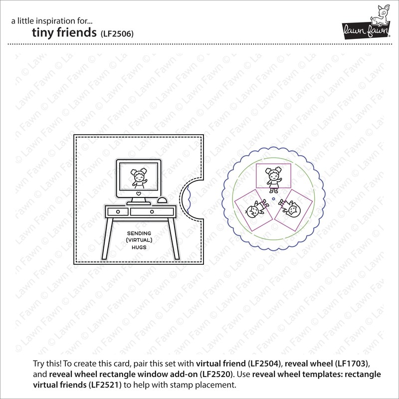 Lawn Fawn, Clear Stamp, Tiny Friends