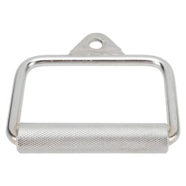 Cable Machine Handle Steel Knurled Fitness Hand Grip Pulldown Rowing Pulley Cable Attachment for Gym Workout