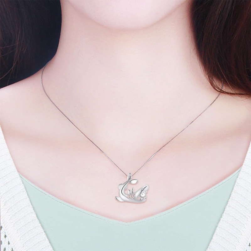 LGSY Shark Cage Pendants for Pearl Jewelry Making Sterling Silver,