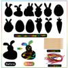 Wishstar Easter Egg Scratch Pictures, Easter Eggs Craft Set, Children's