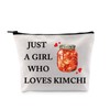 G2TUP Kimchi Lover Gift Who Loves Kimchi Makeup Bag Fermented