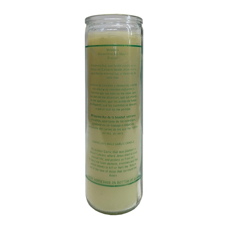 AJO Macho Yellow Perfumed Pillar Candle