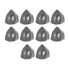 10Pcs Carbide Turning Inserts Indexable Coated Blade for Wood Milling