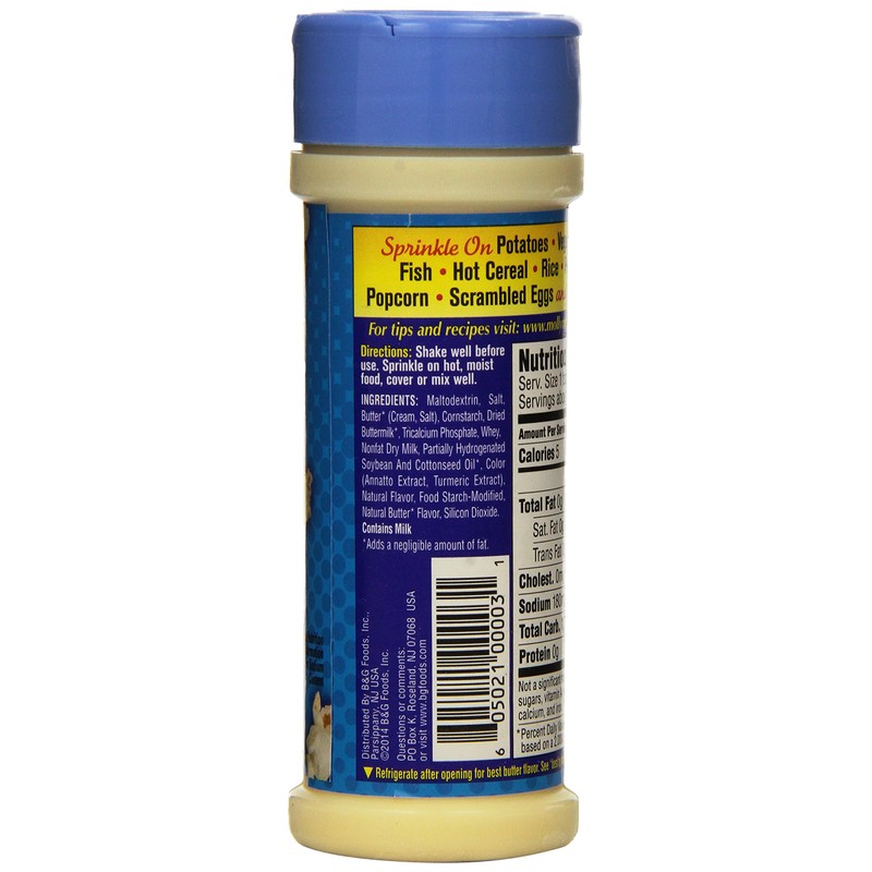 Molly McButter Natural Butter Flavor Sprinkles (Case of 12)