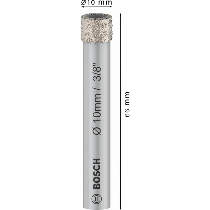Bosch Professional 1x Diamantbohrer Expert for Ceramic (für Harte Fliesen,