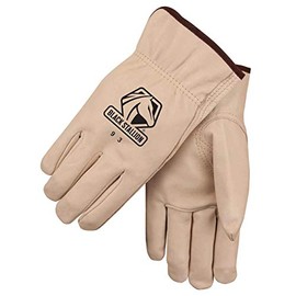 Black Stallion Leather Driver's Gloves, Size X-Large (10"-11")