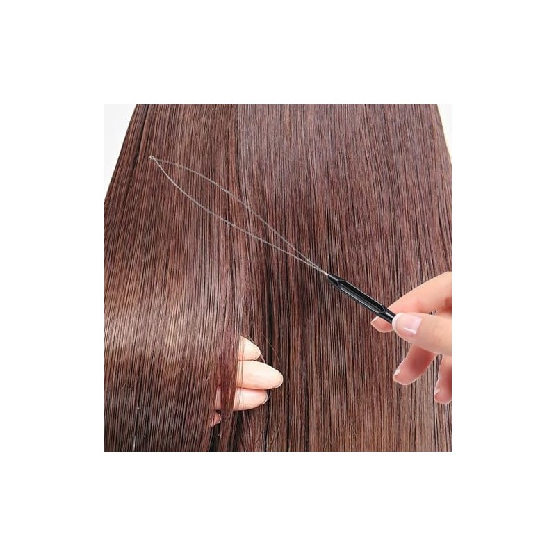 6Pcs Hair Extension Loop Threader, Bead Threader, Precise Threading |