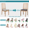 Granbest Jacquard Dining Chair Seat Covers Set of 4, High